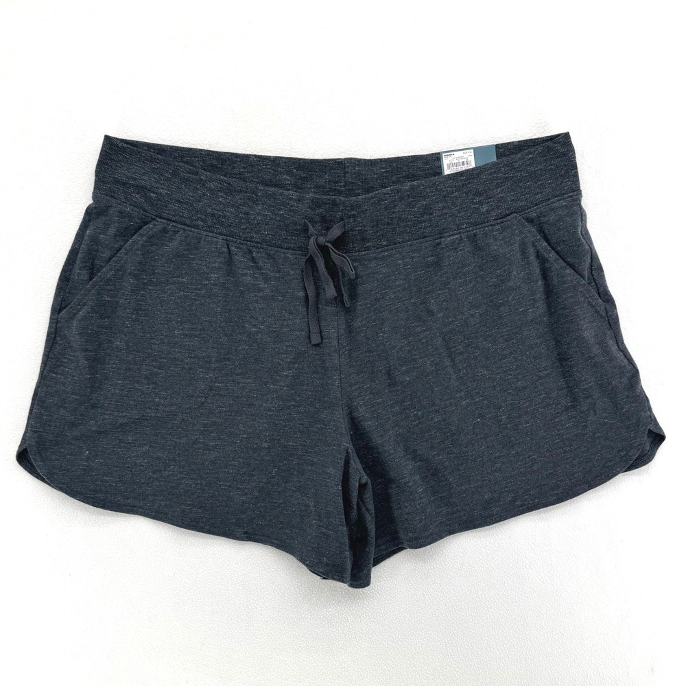Tek Gear Shorts Women XXL Charcoal Mid Rise Relaxed Essential Athleisure Sporty